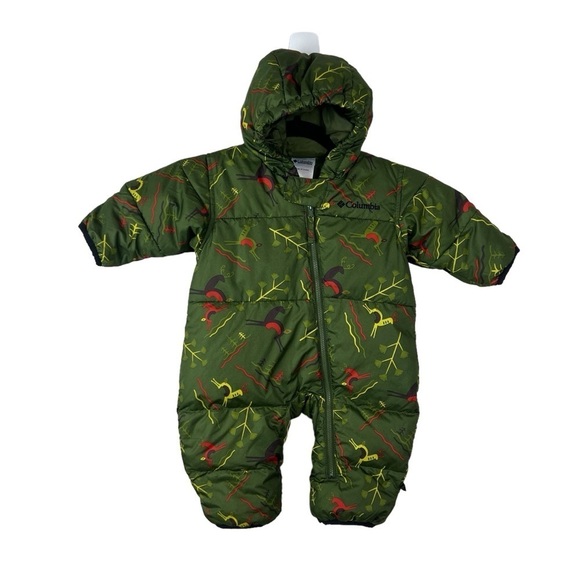 Columbia Snuggly Bunny Baby Bunting Feather Down Snowsuit - Picture 1 of 5